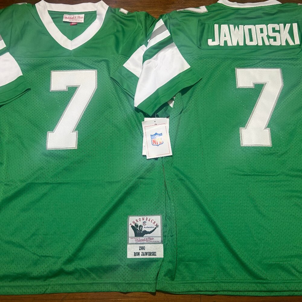 Mitchell and Ness PHILADELPHIA EAGLES RON JAWORSKI Men's JERSEY Sz M,L,XL,2X NWT
